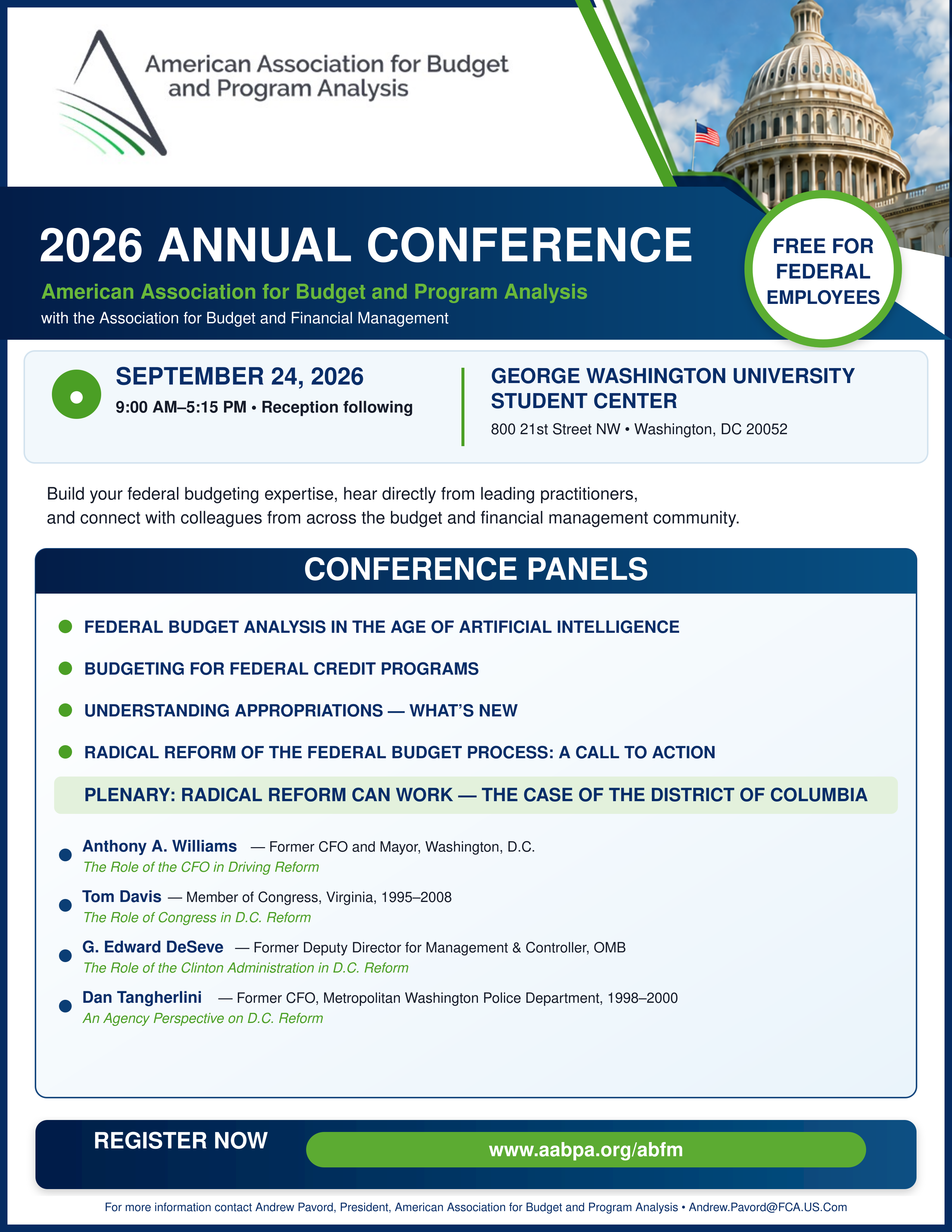2026 AABPA and ABFM Conference